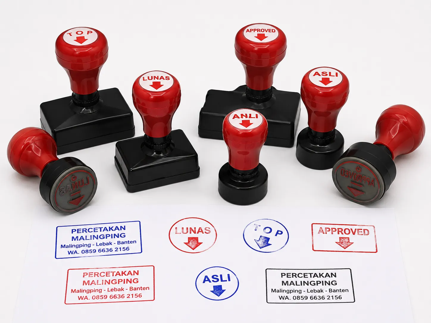 Bikin Stempel Flash Di Malingping Bisa Ditunggu